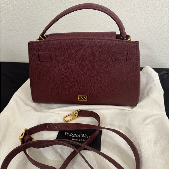 Parisa Wang Burgundy Crossbody Bag - Picture 2 of 3